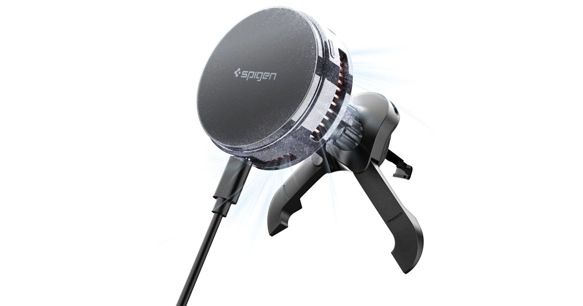 Utor Premium magnetni 25W i Qi 2.2 Magsafe držač za ventilacijski utor ...