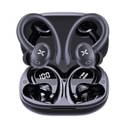 Premium sportske bežične Bluetooth slušalice s BT v5.4 i IPX4 standardom Techsuit "AirTune 100" - black