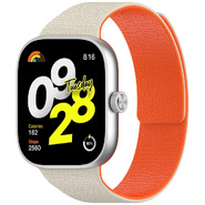 Silikonski remen za sat Xiaomi Smart Band 8 Pro / 9 Pro / Redmi Watch 4 / Redmi Watch 5 - starlight orange