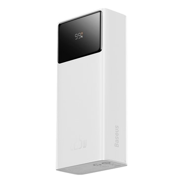Power bank Baseus "EnerFill FP41" 30000 mAh 22.5W s 1x USB-C i 2x USB-A te priloženim kabelom - bijeli
