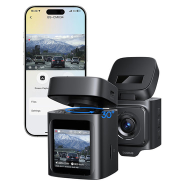 Automobilska kamera Baseus PrimeTrip VD1 s 3K rezolucijom, širokokutnim objektivom od 140°, AI glasovnim upravljanjem i WiFi povezivanjem – Cosmic Black