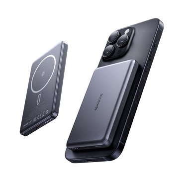 Magnetni 20W power bank Mcdodo Meta Series MC-4641 - 5000mAh s bežičnim punjenjem - crni