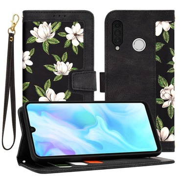 Torbica Techsuit "FlipCraft" za Huawei P30 Lite - flowers of the dawn