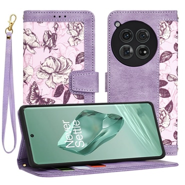 Torbica Techsuit "FlipCraft" za OnePlus 12 - mysterious purple