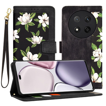 Torbica Techsuit "FlipCraft" za Honor Magic7 Lite / X9c - flowers of the dawn