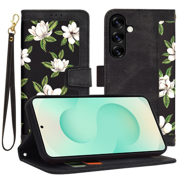 Torbica Techsuit "FlipCraft" za Samsung Galaxy S25 Plus - flowers of the dawn
