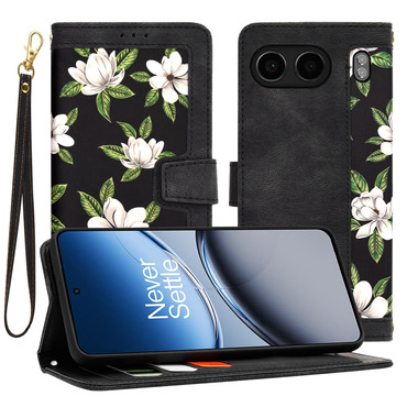 Torbica Techsuit "FlipCraft" za OnePlus Nord 4 - flowers of the dawn