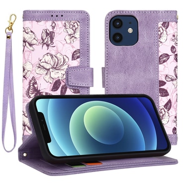 Torbica Techsuit "FlipCraft" za iPhone 12 / 12 Pro - mysterious purple