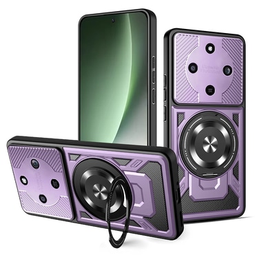 Maska  Techsuit "RuggedCam" za Honor Magic8 Lite - purple