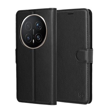 Torbica Techsuit "Leather Folio" za Honor Magic8 Pro - crna