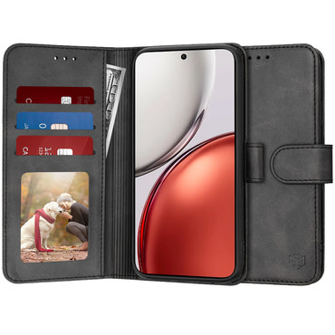 Torbica Techsuit "Diary Book" za Honor Magic8 Pro - crna