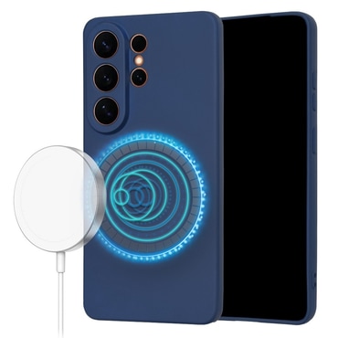 Silikonska maska Techsuit SoftFlex MagSafe za Samsung Galaxy S26 Ultra - plavi
