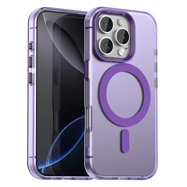 Hibridna maska Techsuit "CandyCase MagSafe" za iPhone 16 Pro Max - purple