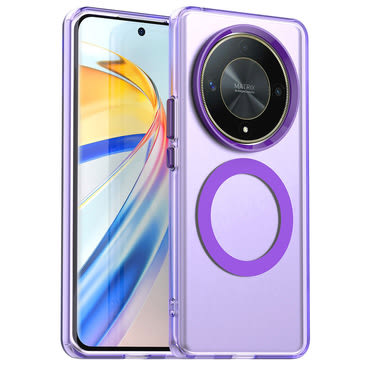 Hibridna maska Techsuit "CandyCase MagSafe" za Honor Magic6 Lite - purple