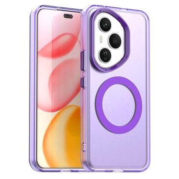 Hibridna maska Techsuit "CandyCase MagSafe" za Honor 400 Pro - purple