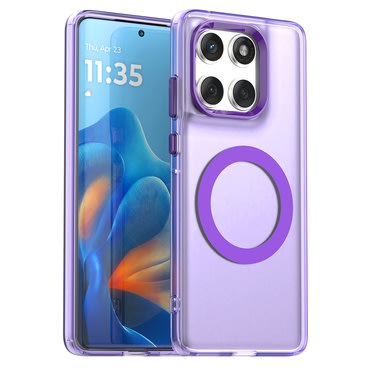 Hibridna maska Techsuit "CandyCase MagSafe" za Motorola Edge 60 / Edge 60 Fusion - purple