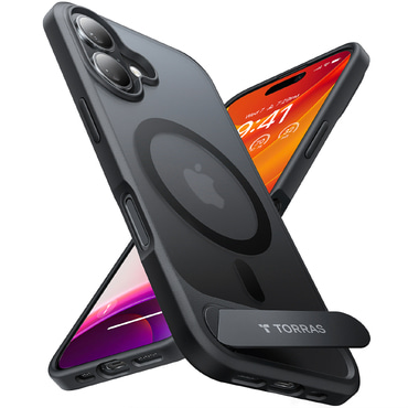 Premium maska Torras "Pstand" za iPhone 16 - black