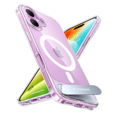 Premium maska Torras "Pstand" za iPhone 16 - clear