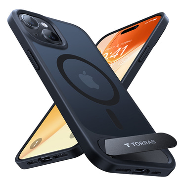Premium maska Torras "Pstand" za iPhone 15 Pro Max - black