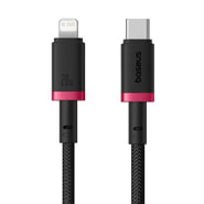 USB-C u Lightning punjački i podatkovni kabel Baseus Dura Series - 20W - 2 m - crveno/crni