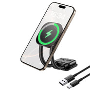 Magnetski automobilski držač Baseus PrimeTrip C03s Pro - Qi punjenje 15W, 3M pričvršćivanje - crni