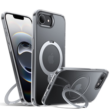 Premium maska Torras "Ostand Spin" za iPhone 16e - clear