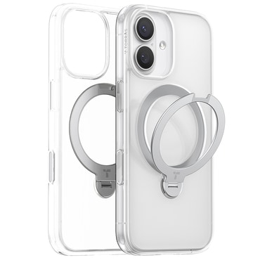 Premium maska Torras "Ostand Spin" za iPhone 17 - clear