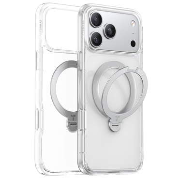 Premium maska Torras "Ostand Spin" za iPhone 17 Pro - clear