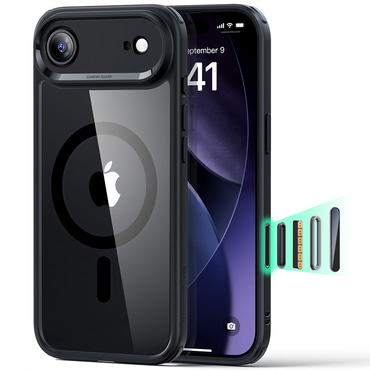 Hibridna maska ESR "Classic Hybrid HaloLock" za iPhone Air - clear black