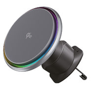 Automobilski držač za telefon - MagSafe Qi2 15W s aktivnim hlađenjem Proove "Icecore" za ventilacijski utor - sivi