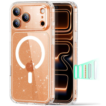 Hibridna maska ESR "Classic Hybrid HaloLock" za iPhone 17 Pro - clear shimmer