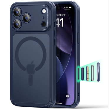 Hibridna maska ESR "Classic Hybrid HaloLock" za iPhone 17 Pro - frosted blue