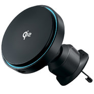 Automobilski držač za telefon - MagSafe Qi2 15W Proove ""Light Circle Qi2"za ventilacijski utor - metalno sivi