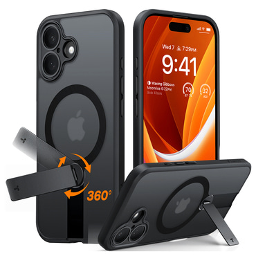 Premium maska Torras "Pstand" za iPhone 16 - black