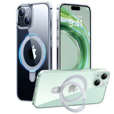 Premium maska Torras "Ostand" za iPhone 15 - clear