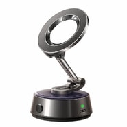 Auto držač za telefon MagSafe s električnim vakuumskim pričvršćivanjem Lisen "A690" za nadzornu ploču - space gray