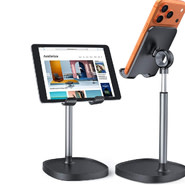 Aluminijski stolni držač za telefone i tablete Lisen "Mechanical Series" do 10" - crni