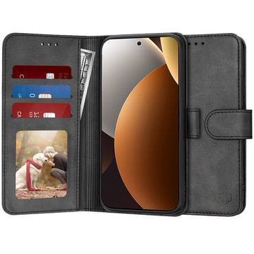 Torbica Techsuit "Diary Book" za Xiaomi Redmi Note 15 Pro Plus - crna