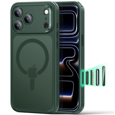 Hibridna maska ESR "Classic Hybrid HaloLock" za iPhone 17 Pro Max - frosted green