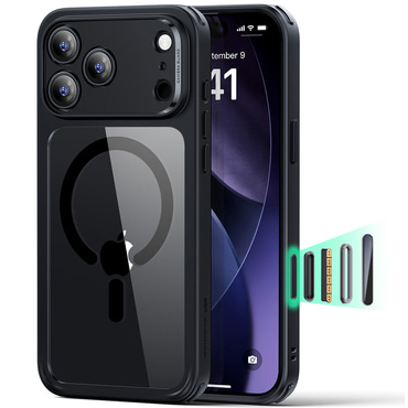 Hibridna maska ESR "Classic Hybrid HaloLock" za iPhone 17 Pro Max - clear black