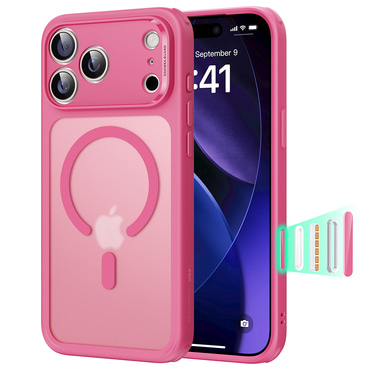 Hibridna maska ESR "Classic Hybrid HaloLock" za iPhone 17 Pro Max - frosted pink