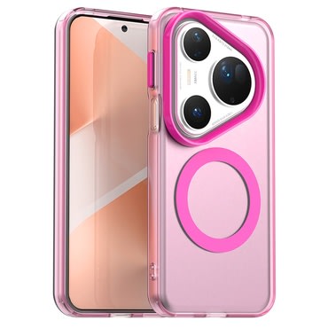 Hibridna maska Techsuit "CandyCase MagSafe" za Huawei Pura 80 Ultra - pink