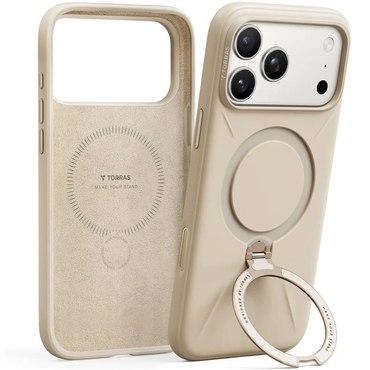 Premium maskica Torras "QPRO Silicone" za iPhone 17 Pro – dessert gold