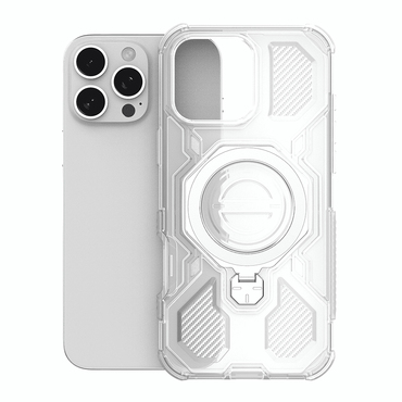 Hibridna maska "Carbon Shield Pro" za Xiaomi Redmi Note 15 Pro Plus / Poco M8 Pro - white transparent