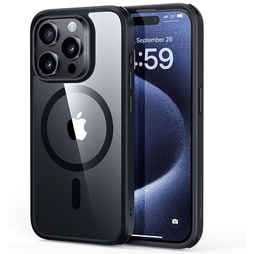 Hibridna maska ESR "Classic Hybrid HaloLock" za iPhone 15 Pro Max - clear black
