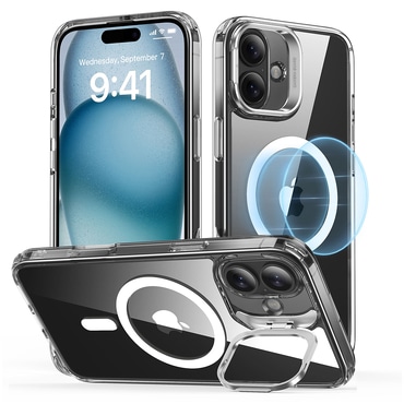 Hibridna maska ESR "Classic Hybrid HaloLock Kickstand" za iPhone 16 Plus - clear