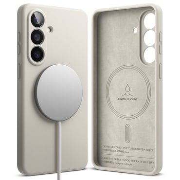 Maska Ringke "Silicone Magnetic" za Samsung Galaxy S26 Plus - stone