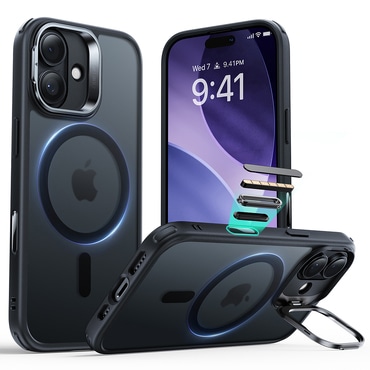 Hibridna maska ESR "Classic Hybrid HaloLock Kickstand" za iPhone 17 - frosted black