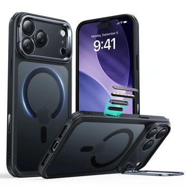 Hibridna maska ESR "Classic Hybrid HaloLock Kickstand" za iPhone 17 Pro Max - frosted black