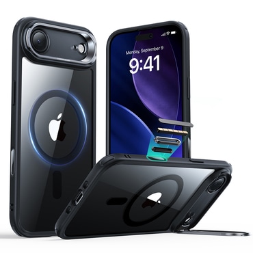 Hibridna maska ESR "Classic Hybrid HaloLock Kickstand" za iPhone Air - clear black